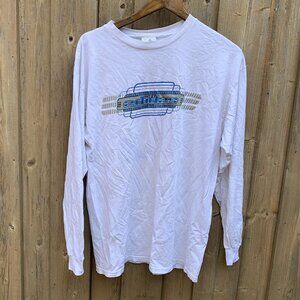 Vintage Adidas BIG LOGO Shirt Medium